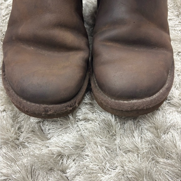 Leather UGG Brown Boots sz10 - Picture 7 of 15